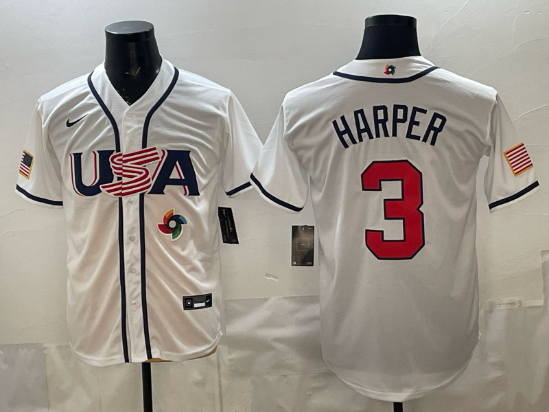 Men 2026 World cup white MLB Nike jersey 0072